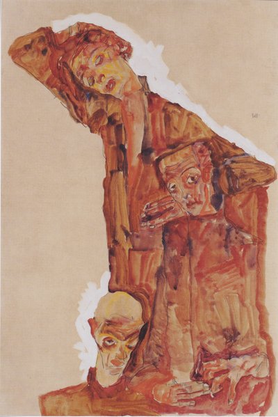 Triple Self-Portrait by Egon Schiele